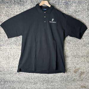 Remy Martin Polo Shirt Mens Extra Large Black‎ Embroidered Logo Port Authority